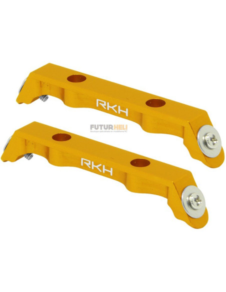 Support patin alu violet pour blade 120S Option Rakonheli