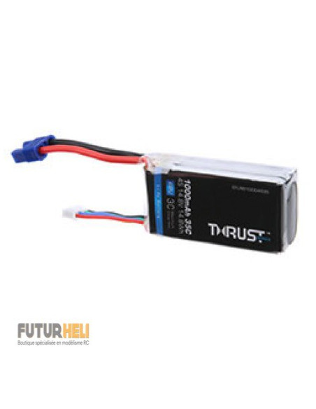 Lipo 1000 mAh 4S 14,8v 35C Trust E-flite EFLRB10004S35