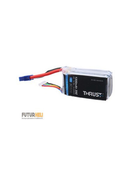Lipo 1300 mAh 4S 14,8v 35C Trust E-flite EFLRB13004S35
