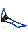 Dérive carbone noir bleu blade 120S Option Rakonheli