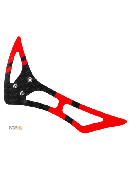 Dérive carbone noir orange blade 120S Option Rakonheli