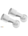Embouts alu argent pour bras avant Anakin Option rakonheli