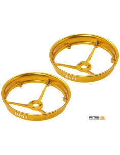 Protection hélice alu violet Blade 200 inductrix option châssis Rakonheli