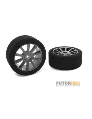 Roues mousse 1/10 eme 26mm 37 Shore Team Corally
