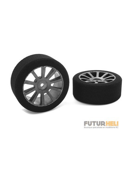 Roues mousse 1/10 eme 26mm 37 Shore Team Corally