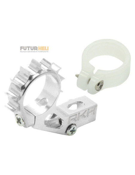 Support alu rouge moteur anticouple blade 120S option Rakonheli