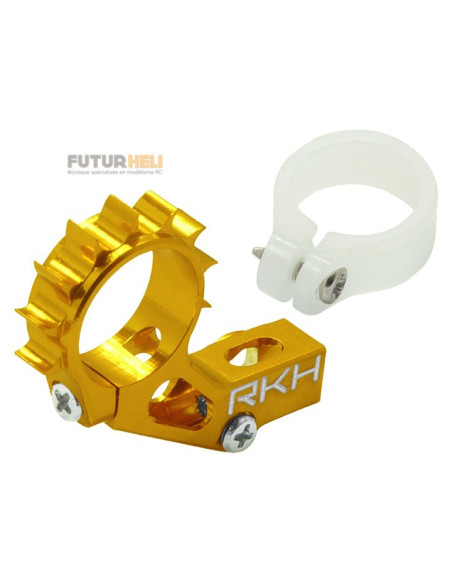 Support alu violet moteur anticouple blade 120S option Rakonheli