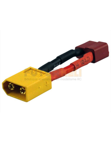 Adaptateur XT60 mâle vers Dean (T) Femelle