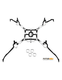 Châssis carbone alu rouge blade nano QX2 ou Glimpse Option Rakonheli