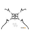 Châssis carbone alu rouge blade nano QX2 ou Glimpse Option Rakonheli