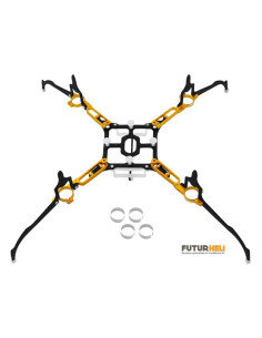 Châssis carbone alu rouge blade nano QX2 ou Glimpse Option Rakonheli