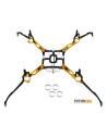Châssis carbone alu rouge blade nano QX2 ou Glimpse Option Rakonheli