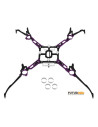 Châssis carbone alu rouge blade nano QX2 ou Glimpse Option Rakonheli