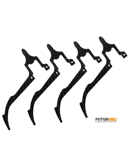 Pieds carbone blade nano qx2 ou glimpse option rakonheli