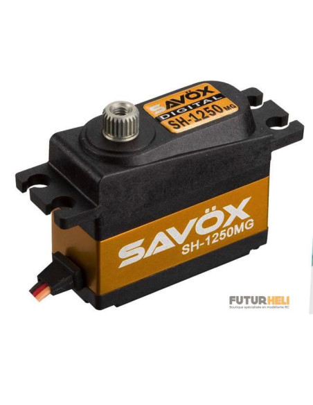 Savox SH-1250MG Mini 4,6kg pignons métal 0,11s