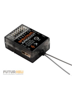 Récepteur AR6600T 6 voies + télémétrie Spektrum