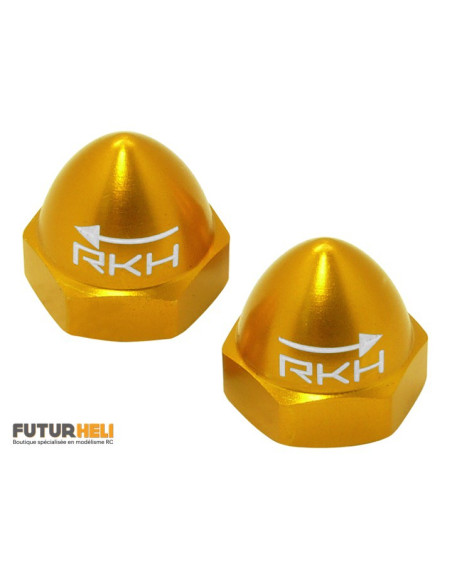 Ecrou M5 alu violet 1x Cw 1 x Ccw Rakonheli