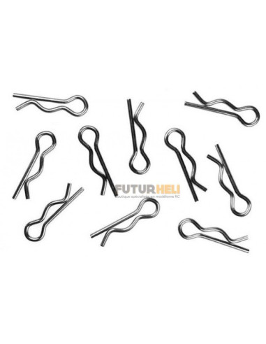 clips carrosserie 1/8 (x10) Kyosho