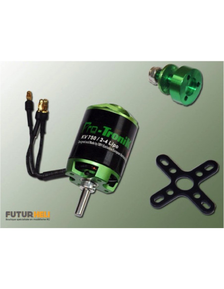 Moteur brushless DM2630 KV750 2-4 lipos Pro-tronik 72631