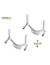 Support carrosserie alu argent ECX 1/24 4WD option Rakonheli