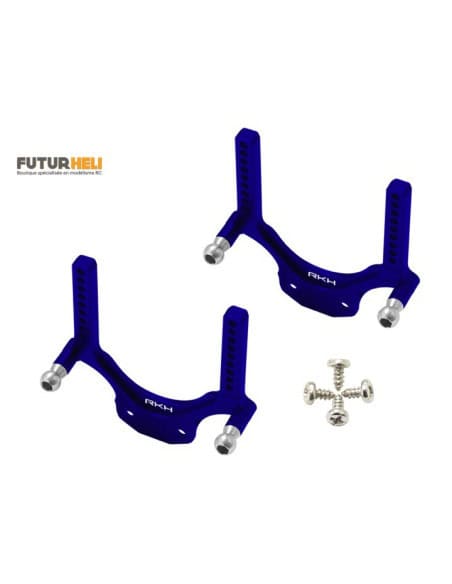 Support carrosserie alu vert ECX 1/24 4WD option Rakonheli