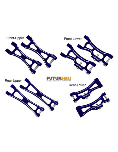 Set triangles alu vert ecx 1/24 option Rakonheli