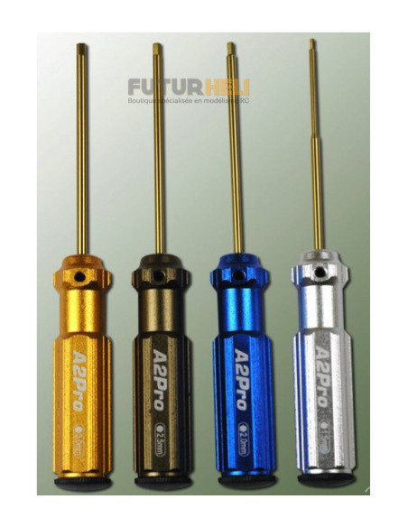 Set de tournevis 6 pans 1,5 / 2,0 / 2,5 / 3,0