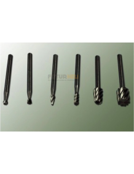 Jeu de fraises acier pour Dremel