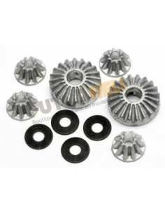 Couronne + pignons renforcés Tamiya 56529