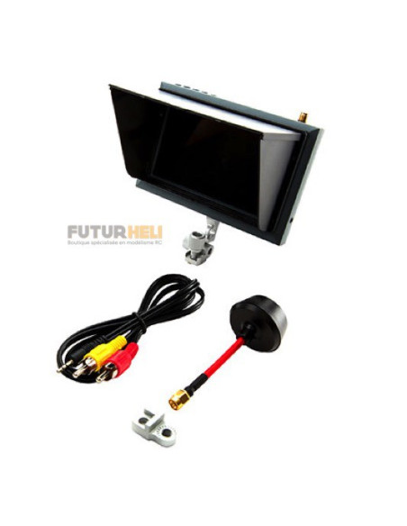 Ecran FPV spektrum 4,3'' +protection + Support SPMVM430