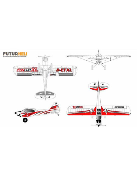 Planche autocollants Funcub Xl Multiplex 224446