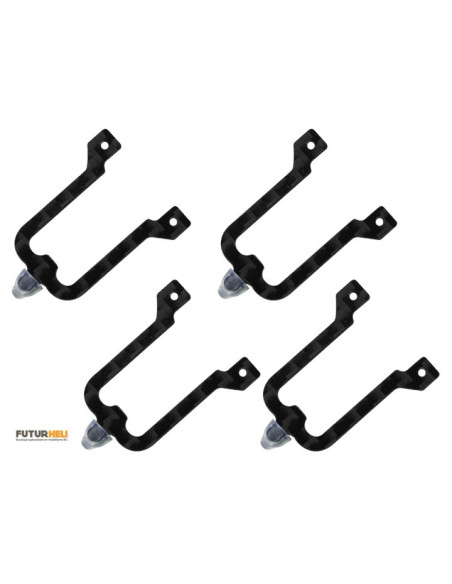 Pieds pour châssis inductrix moteur 7mm Rakonheli