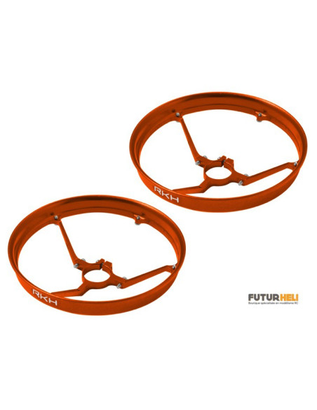 Protection moteur noir (x2) moteur 7mm Rakonheli