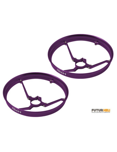 Protection moteur orange (x2) moteur 7mm Rakonheli