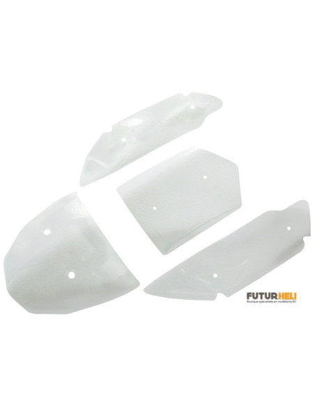 Carrosserie monster jaune ECX 1/24 roost 4WD option Rakonheli