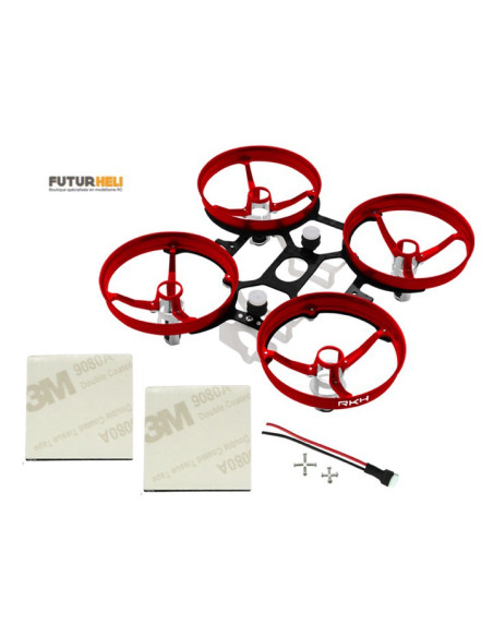 Châssis option rouge Eachine E010 Rakonheli