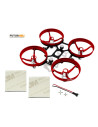 Châssis option rouge Eachine E010 Rakonheli