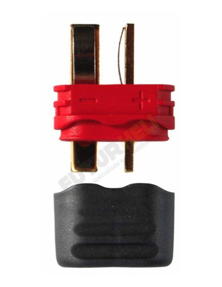 Connecteur dean T-plug mâle avec cache à l'unité