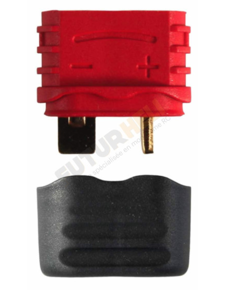 Connecteur dean T-plug mâle avec cache à l'unité