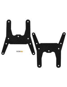 Châssis supérieur carbone lois 1/8eme option Rakonheli