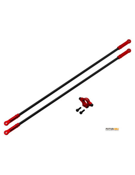 Aubans carbone alu rouge option blade 250CFX