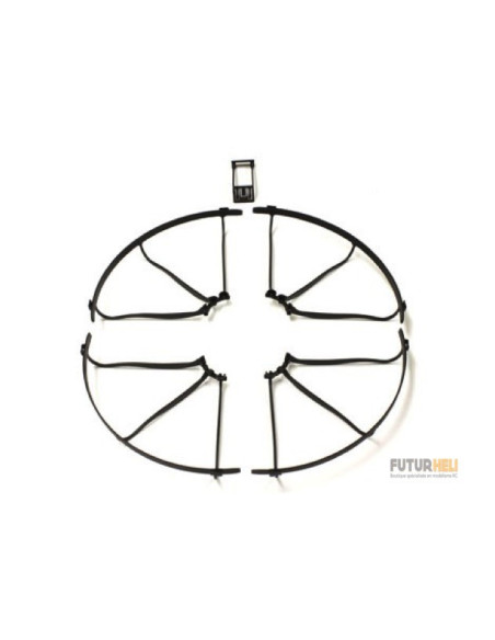 K.DR004 Protections helices drone racer  (4) + Support aileron Kyosoho