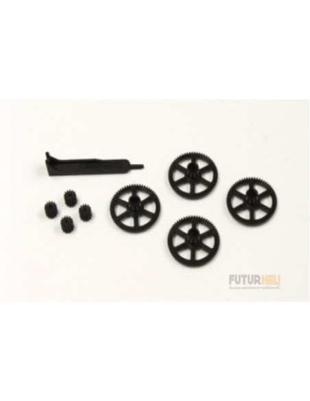 K.DRW001 couronnes et pignons haute vitesse drone racer (x4) Kyosho