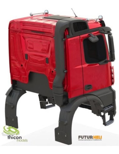 Cabine maquette Arocs-M Mercedes Benz 1/14 eme à peindre