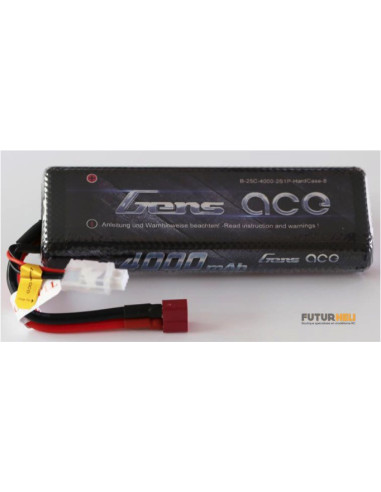 batterie lipo 4000 mAh 7,4v prise T gens ace