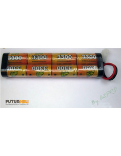 batterie 3300 Nimh 7,2v prise tamiya