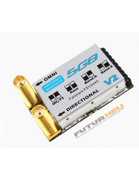 Récepteur "diversity" 5,8ghZ Fatshark dominator V2 FSV2445