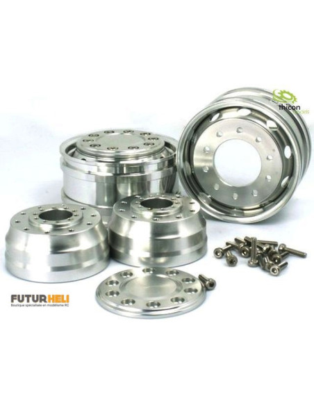 Jante camion 1:14 Type euro en alliage (x2)