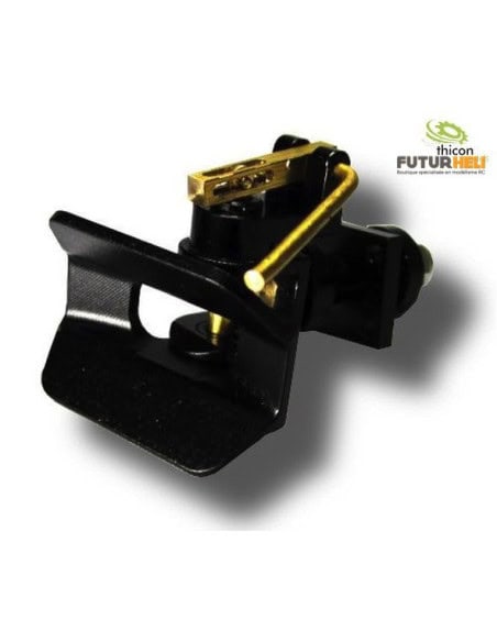 Attelage noir au 1:14 pour camion RC