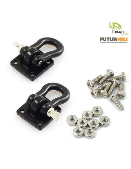 Manille maquette bride métal 1:14 camion RC